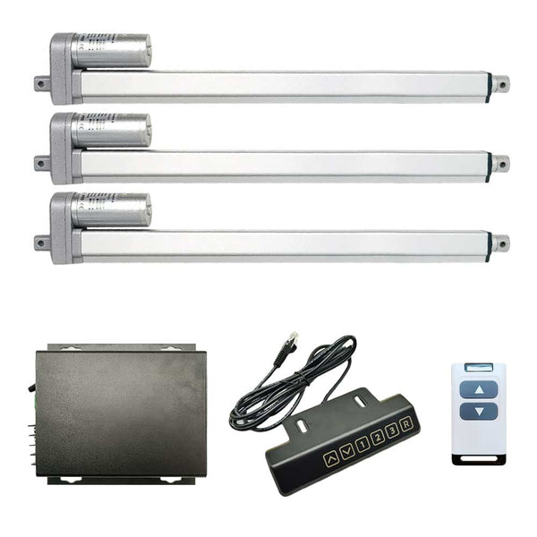 12V 24V 2000N Linear Actuator One-Control-Three Synchronous Control Kit