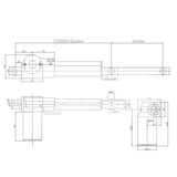 12V 24V Industrial Linear Actuator B One-Control-Four Synchronous Control Kit (Model 0043052)