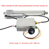 Slide Controller Kit with Rotary Potentiometer for A2 Linear Actuator