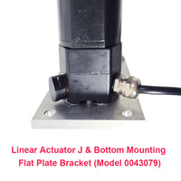 Bottom Mounting Flat Plate Bracket For Waterproof Electric Linear Actuator J