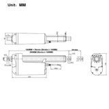 12V 24V High Performance Linear Actuator F One-Control-Two Synchronous Control Kit (Model 0043055)